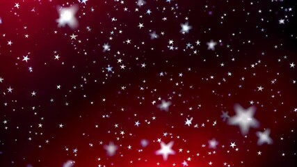 Wall Mural - a close up of a red and white background with stars