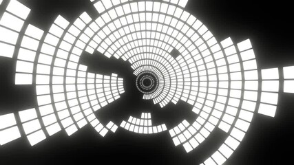 Flashing Squares Abstract Background Loop.A captivating abstract background video featuring an array of vibrant squares randomly flashing and animating in a dynamic pattern. This seamless loop footage