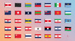 © Wasif - Flags of European countries displayed as a colorful icon set with national symbols in vector style