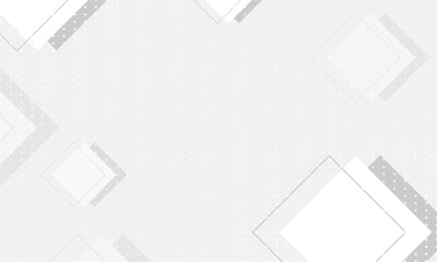 Wall Mural - Black and white modern square lines pattern dot style background vector design