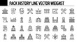 © Ankit - History Vector Icon Set | Museum, scroll, building, crown, tool, timeline, monument, heritage, medieval, civilization, artifact icons