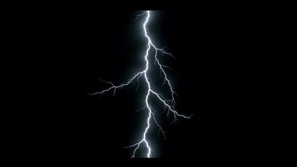 Wall Mural - arafed lightning strikes across a black sky with a black background