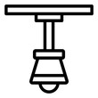 © Fau - ceiling lamp icon
