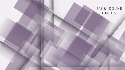 Wall Mural - Geometric shapes purple abstract background