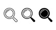 © Rifki Art - You're looking for an icon magnifying glass symbol to search the internet using a button or tool to find and zoom for research and look for a design illustration vector sign to enlarge