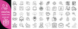 © designer - Digital Marketing Line Editable Icons set. Vector illustration for web and mobile app. Marketing related icons advertising, ecommerce, seo, content, streaming, website, social media, and more