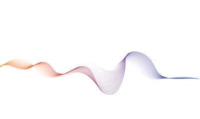 Wall Mural - abstract voice sound wave pattern element, voice sound colorful wave liens and audio technology back