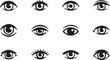 © YOUR EDGE - Eye Vector Icons | Vision and Observation Illustration Set