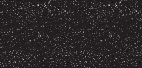 Wall Mural - Small water drops texture vector. Rainy window overlay texture. Rain on glass background. Abstract halftone textured effect. Vector Illustration. EPS10.