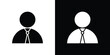 © Opps - Businessman icons flat design concept for graphics.