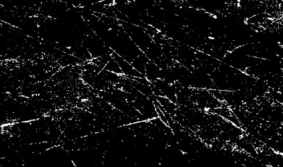 Wall Mural - Scratched and Cracked Grunge Urban Background Texture Vector. Dust Overlay Distress Grainy Grungy Effect. Distressed Backdrop Vector Illustration. Isolated Black on White Background. EPS 10.