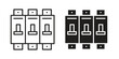 © Annimo - Circuit Breaker icon symbol concept. Icons for web and mobile.