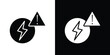 © Annimo - Electric Problem icon symbol sign, vector, eps 10