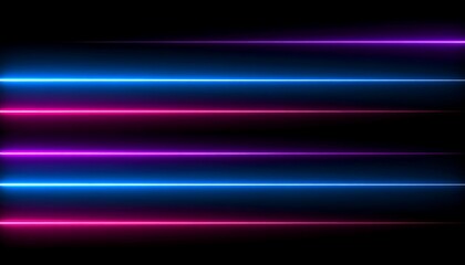 Wall Mural - futuristic abstract background with glowing neon lines. vibrant blue, pink, and purple laser beams c