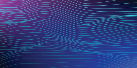 Wall Mural - Abstract technology waving particles mesh background design. Abstract wave moving dots flow particles, hi-tech and big data digital background for brochures, flyers, business card, banner.Vector EPS10