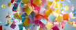 © Rassameekae - Colorful sticky notes create vibrant explosion showcasing design thinking and ideation strategy