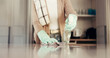 © KayContri01/peopleimages.com - Cleaning, spray and hands of person in kitchen for washing, hygiene and bacteria prevent. Sanitary, safety and dirt with cleaner and liquid in home for soap, housekeeping and germ disinfectant