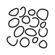 © ricky_and - Single icons pebble outline related to flooring. Icons for web and mobile app. Linear icon collection. Editable stroke. Vector illustration