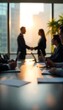 © Halim - Generative AI Professional Business Negotiation Agreement Handshake Conclusion