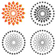 © RabeyaAkter - Abstract circular ornament. Ethnic mandala. Stylized sun symbol. Rosette of geometric elements.Stencil tattoo and prints. Round  pattern. vector design