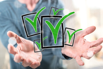 Wall Mural - concept of validation