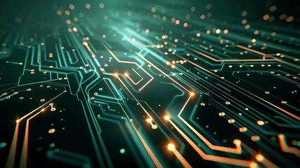 Wall Mural - generic digital technology background