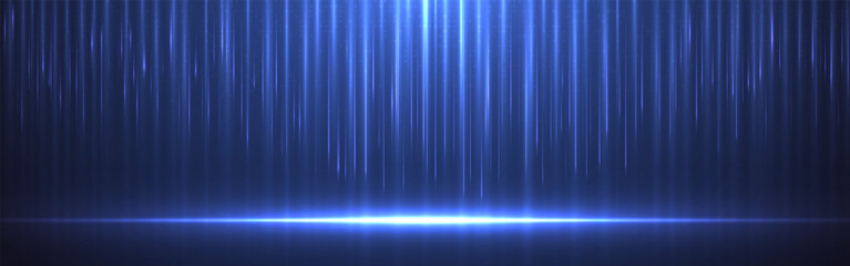 Wall Mural - technology data stream background with vertical glowing lines. futuristic light effect with digital 