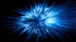 © Harry - Electric blue explosion in darkness creates a striking abstract design full of energy and dynamism