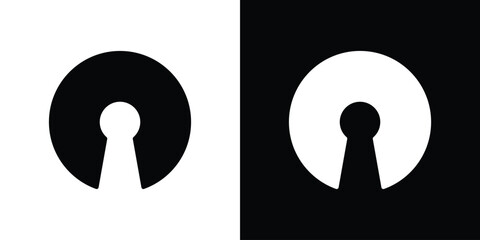 Open source icon black flat pictogram. For graphic and web design.