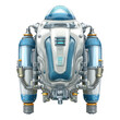 © Cheewarat - Futuristic Jetpack Illustration: A detailed illustration of a sleek, futuristic jetpack, ready to launch into the unknown, radiating innovation, design, and technology.