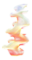 Canvas Print - png aura effect abstract pattern art.
