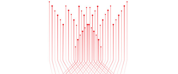 Wall Mural - vector digital technology lines graphic abstract design