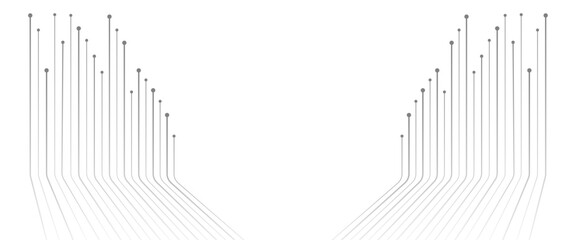 Wall Mural - vector digital technology lines graphic abstract design