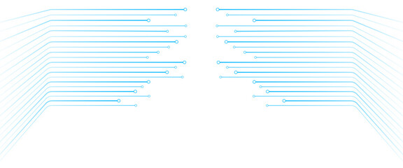 Wall Mural - vector digital technology lines graphic abstract design