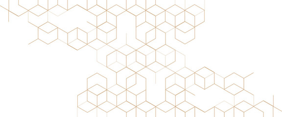 Wall Mural - vector modern hexagons shape medical design. science template, wallpaper or banner.