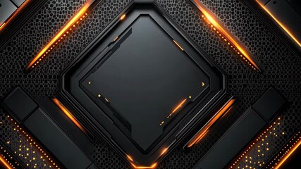 Wall Mural - high technology futuristic modern theme abstract background, metallic wall with layers and rgb neon 