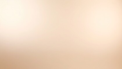 Wall Mural - smooth cream and warm beige color field gradient blur background texture with light effects