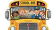 © Sarwar - Happy children ride a yellow school bus with their smiling driver