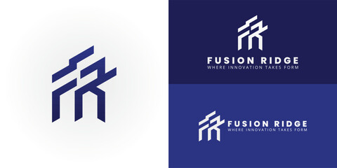 Wall Mural - modern technology and it logo featuring an abstract fr emblem, representing innovation and digital s