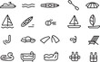 © Mehedi - Collection of water sport and summer activity icons