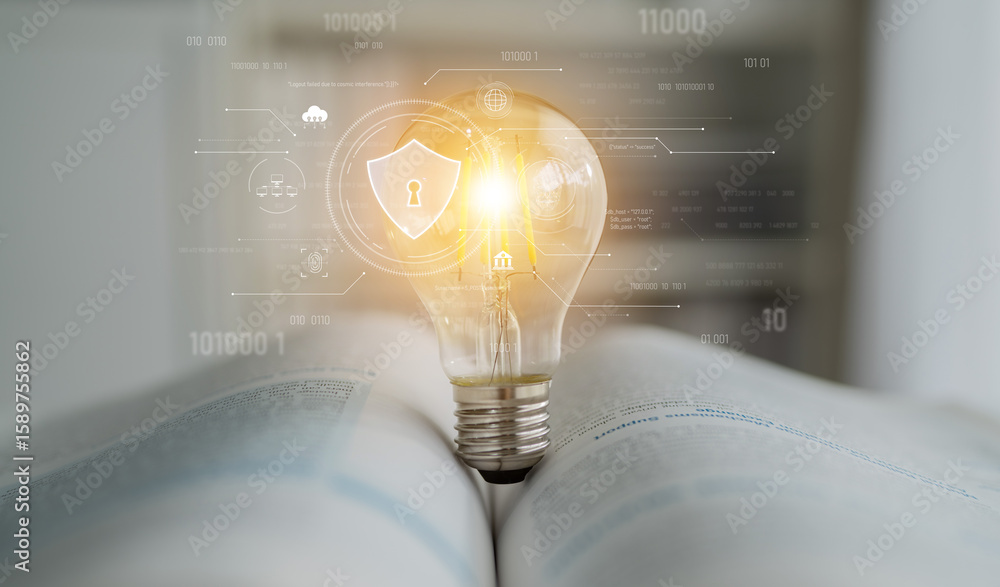 Cyber security interface with biometric and AI-powered protection ...