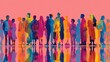 © Johannes - Colorful silhouettes of diverse and multicultural group