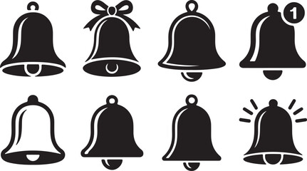 A Simple Bell Icon Set Design.