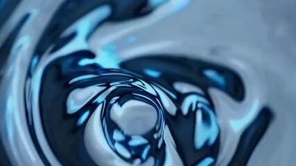 Wall Mural - abstract liquid motion with deep blue swirls and dynamic flow in high resolution