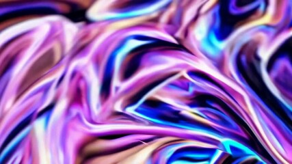 Wall Mural - vibrant abstract waves and colors in motion creating hypnotic fluidity and dynamic energy flow