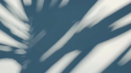 Wall Mural - dynamic abstract shadows dance across soft blue background in gentle motion