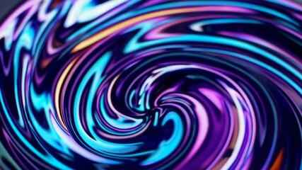 Wall Mural - dynamic swirling patterns of vibrant neon colors in motion