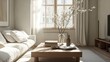 © NoLapan - Modern Living Room Interior, Minimalist Design, Natural Light, Cozy Home Decor