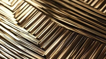 Wall Mural - abstract metallic surface with dynamic light and shadow patterns in motion
