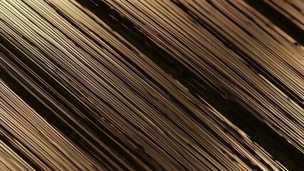Wall Mural - elegant golden strands creating dynamic illusions of light and motion
